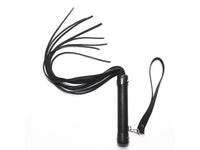 Chicote Luxo Preto com Tiras 58cm - Importado