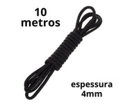Corda Sado 10 metros (Fina 4mm) - Bondage Rope - Preto - GB Love
