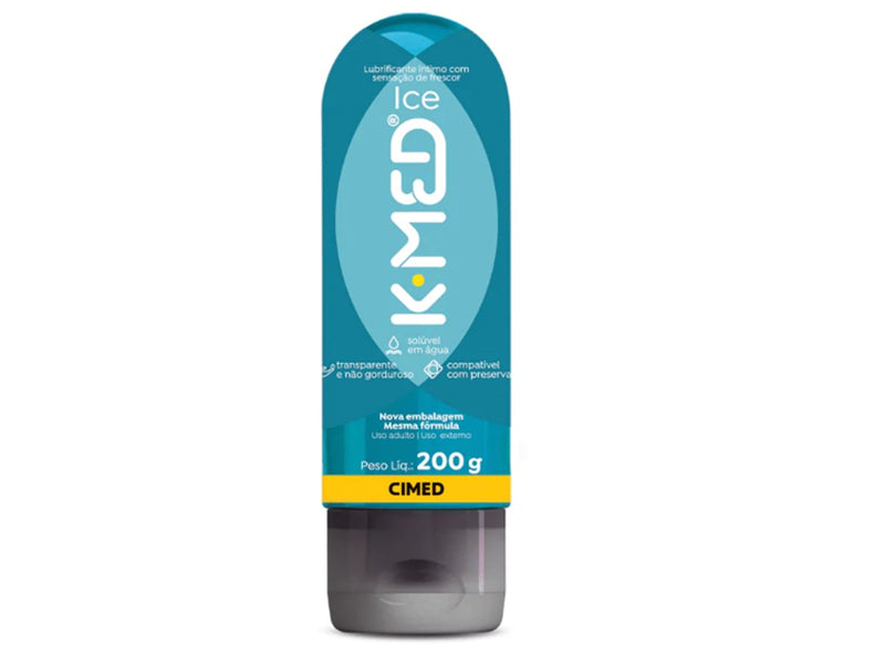 K-Med Ice Gel lubrificante Íntimo 200g - Kmed