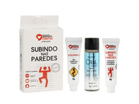 Kit Saia Da Rotina Subindo Nas Paredes (Excitante + Lubrificante + Gel comestível) - Pessini