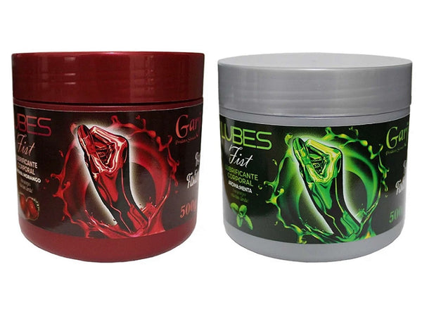 Lubes Fist - Lubrificante Extra Deslizante 500g (aromático) - Garji