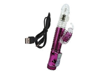 Prótese Jack Rabbit Vai e Vem Recarregável (36 Vibrações e 8 Rotações) - Importado