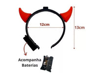 Tiara Diabinha com Led - Importado