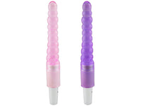 Vibrador Jelly Escalonado Anal em Silicone (Plug com Vibro) - Importado