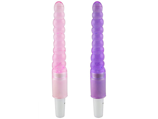 Vibrador Jelly Escalonado Anal em Silicone (Plug com Vibro) - Importado