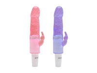 Vibrador Jelly (Silicone com Estimulador Clitoriano) - Importado