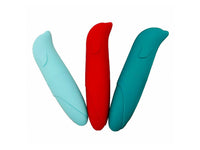 Vibrador Ponto G Aveludado Golfinho (Aveludado/Emborrachado) - 13cm - Importado